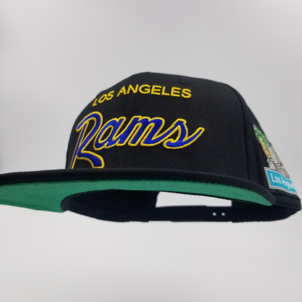 Los Angeles Rams Vintage Style Snapback Hat Eric Dickerson w/ Custom Patches